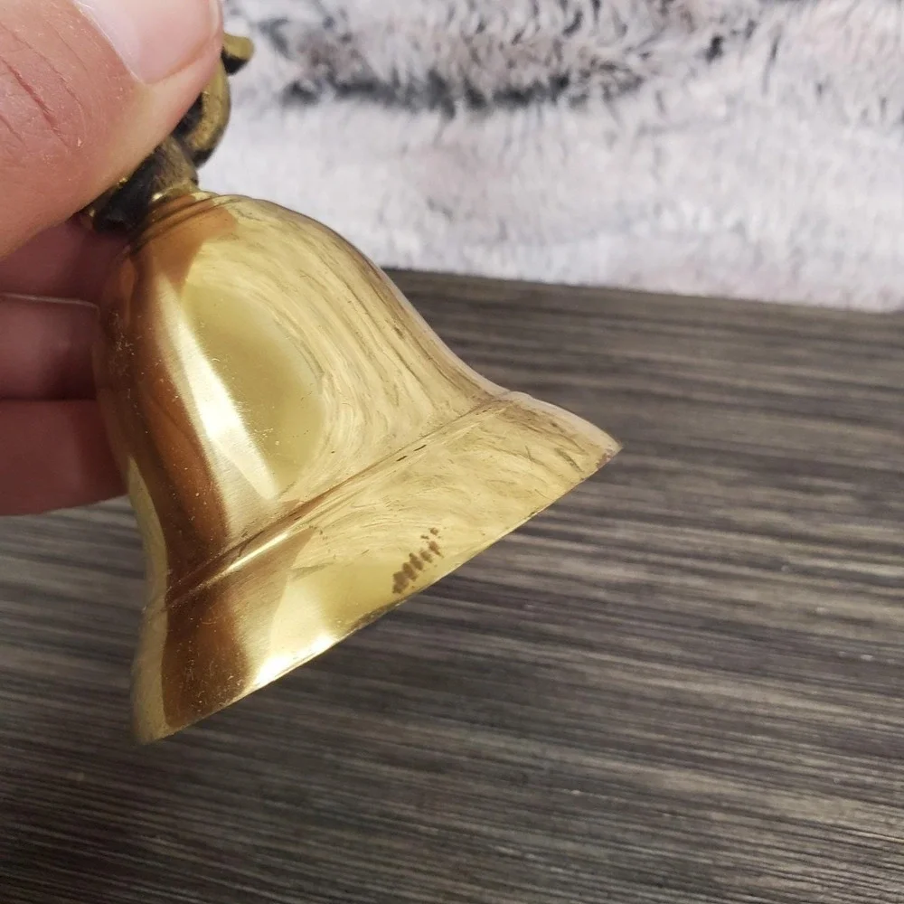 Hewlett-Packard‎ Etched HP Invent Brass Anchor Desk Bell Technology Advertising